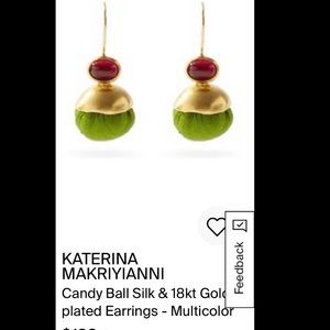 NWT Katerina Makriyianni earrings